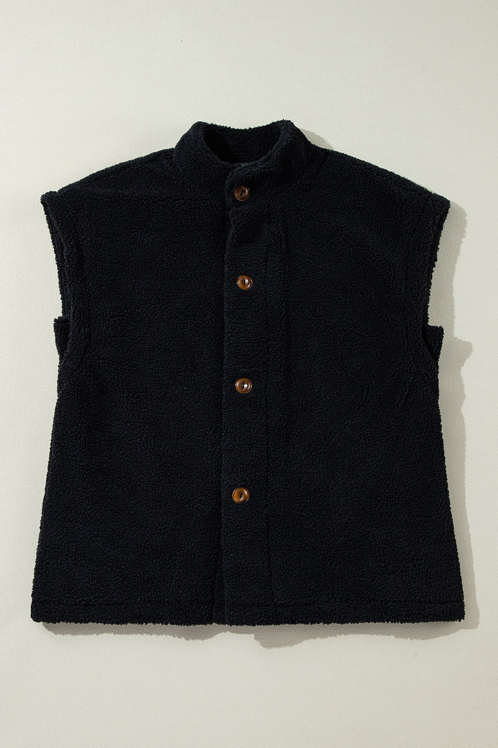 Stilla | Mock Neck Knap Op Vest Frakke