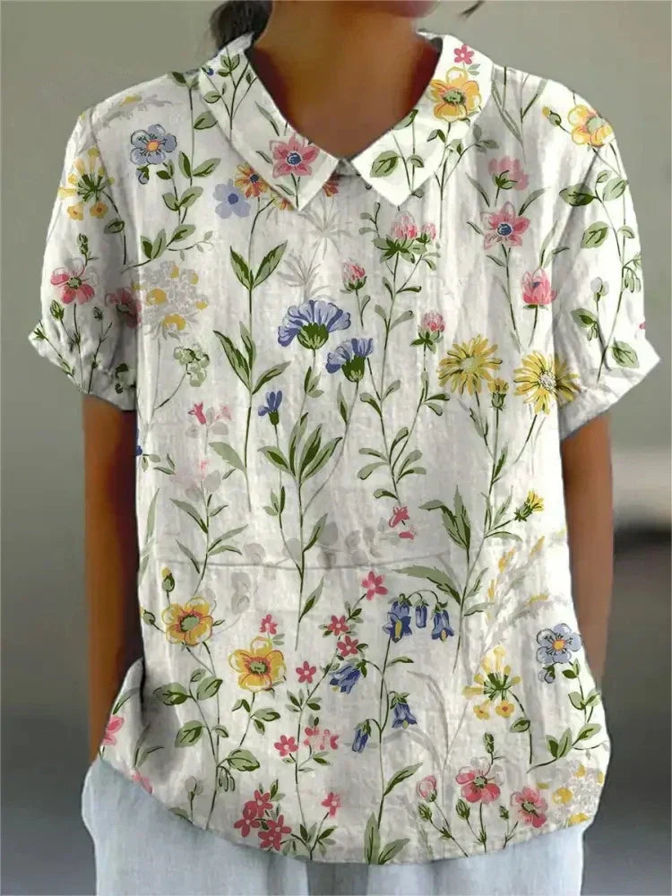 Stilla | Blomster Print Bluse