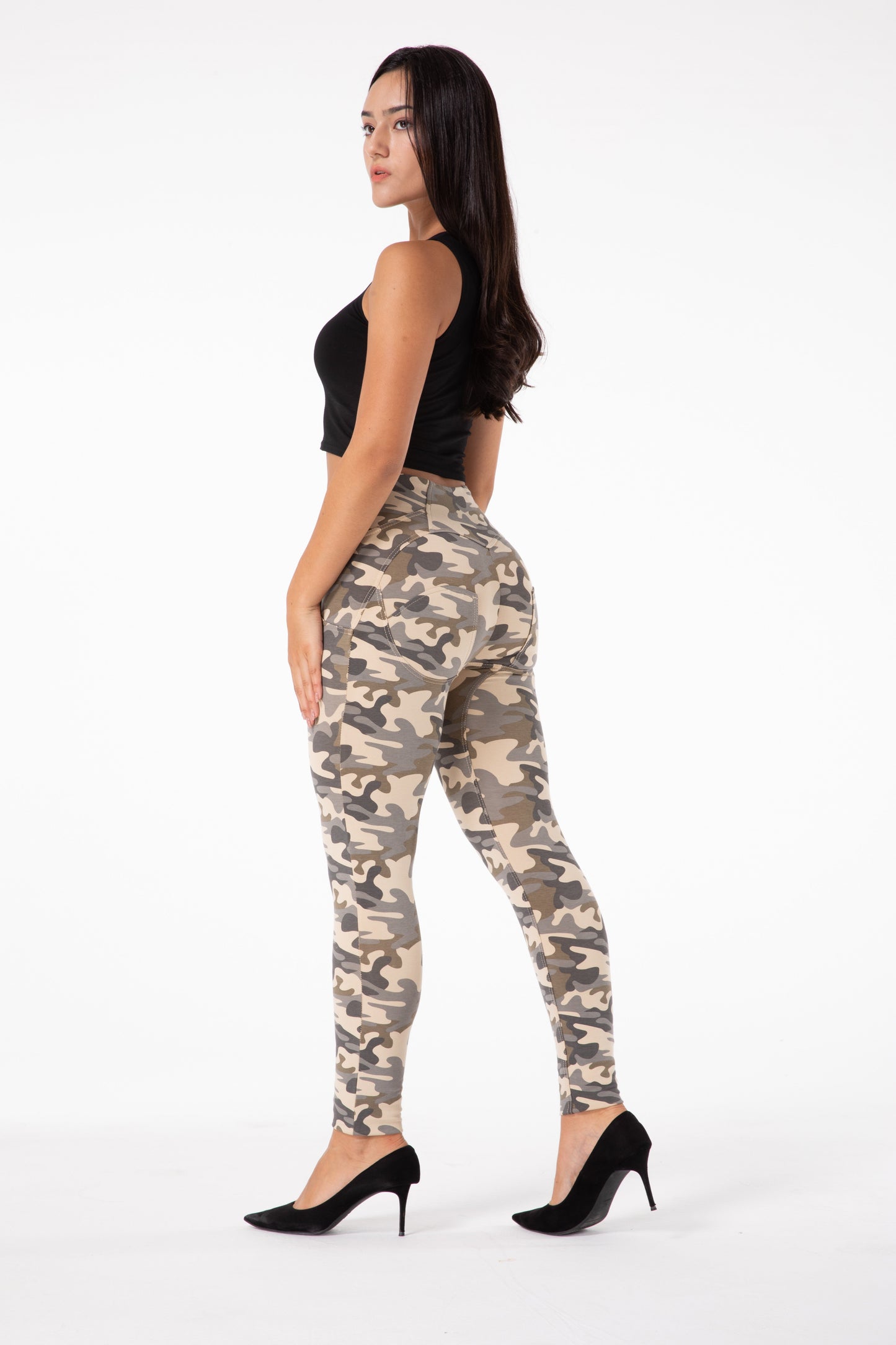 Stilla | Camouflage Stramme Bukser