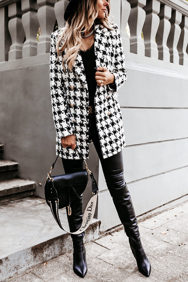 Stilla | Making Statements Plaid Tweed Blazer