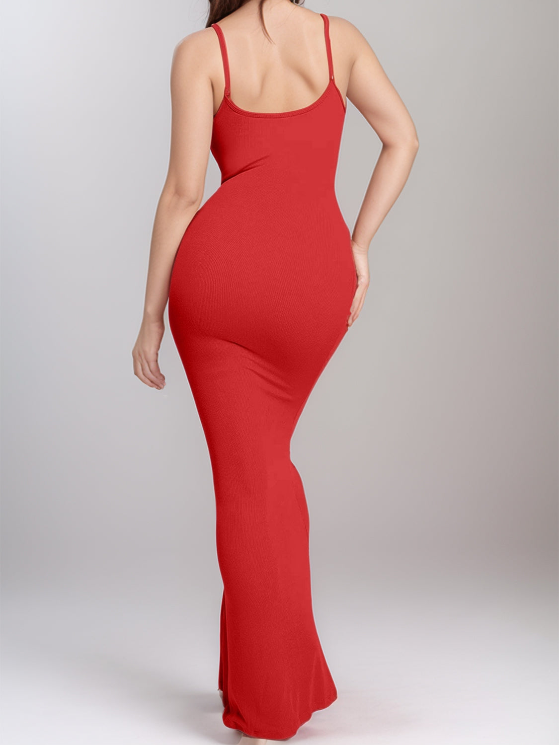 Stilla | Bae Indbygget Shapewear ærmeløs Maxi Kjole