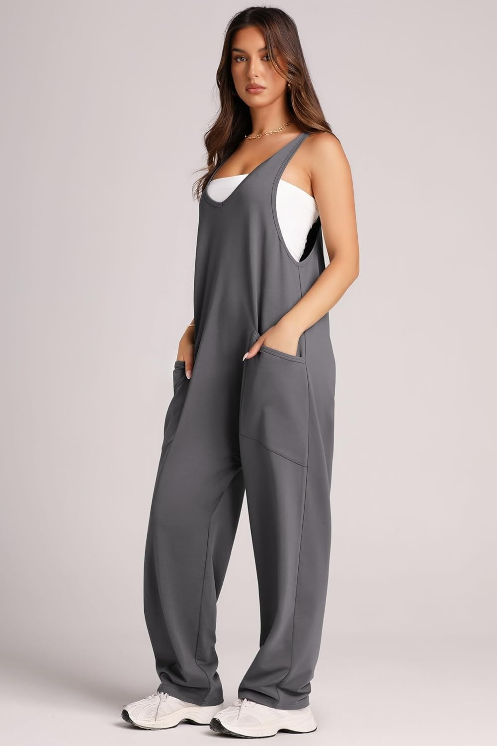 Stilla | Strop Jumpsuit Med Lommer