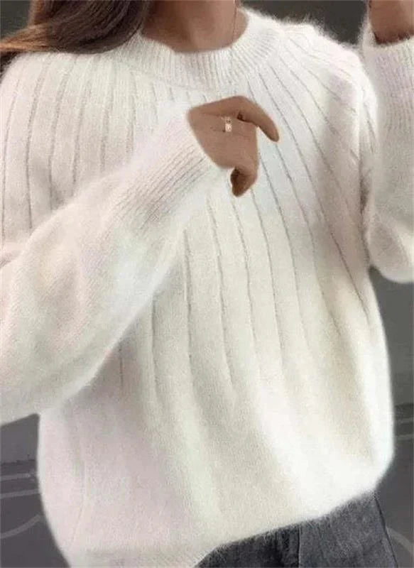 Stilla | Fluffy Cashmere Striktrøje