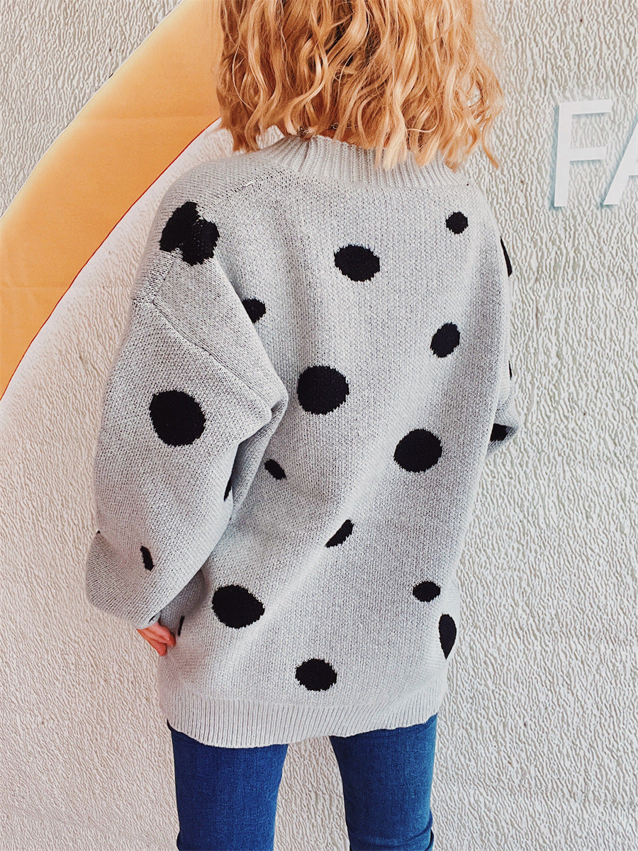 Stilla | Dot Button Up Cardigan
