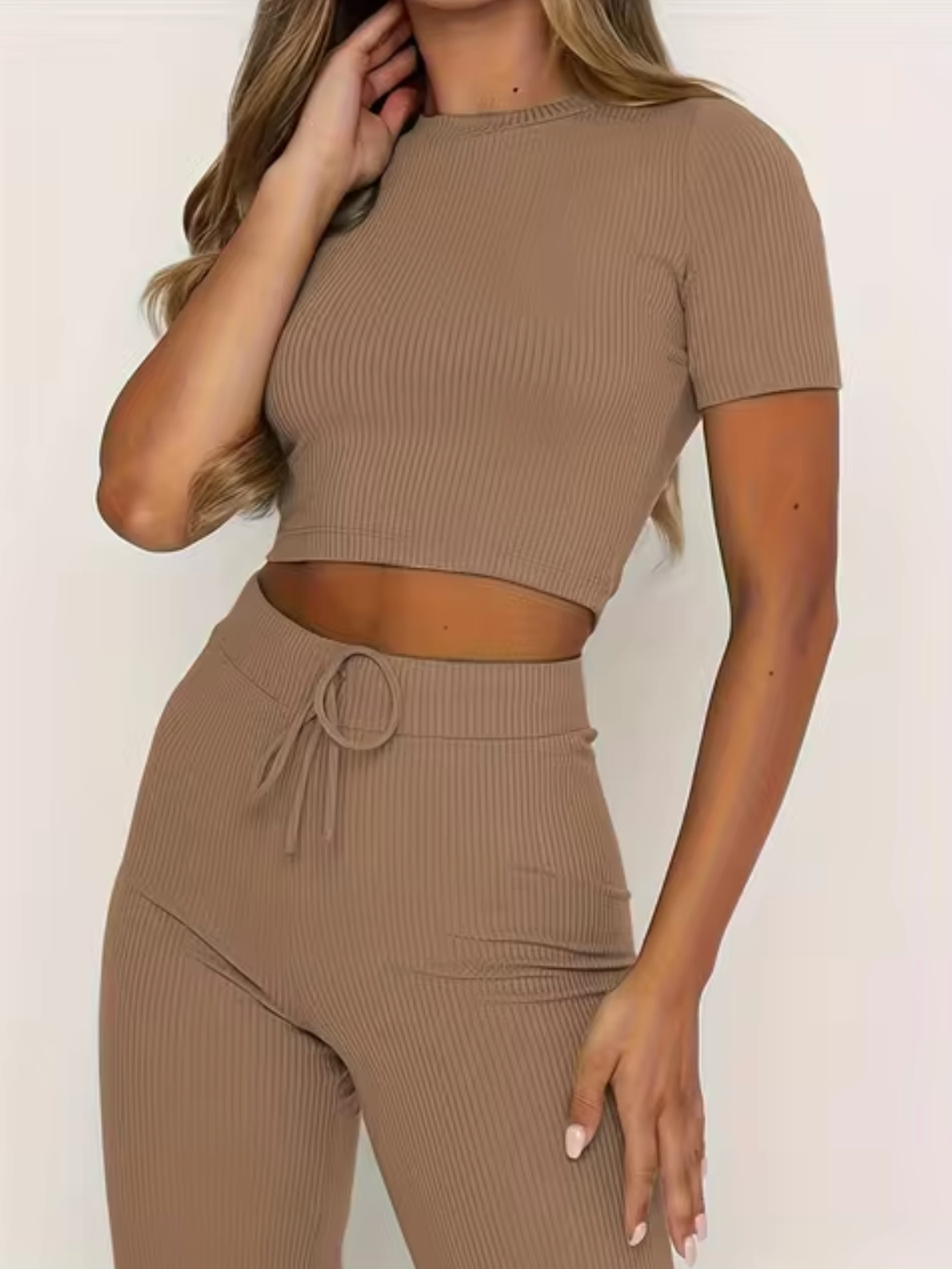 Stilla | Ensemble Crop Top Og Bukser
