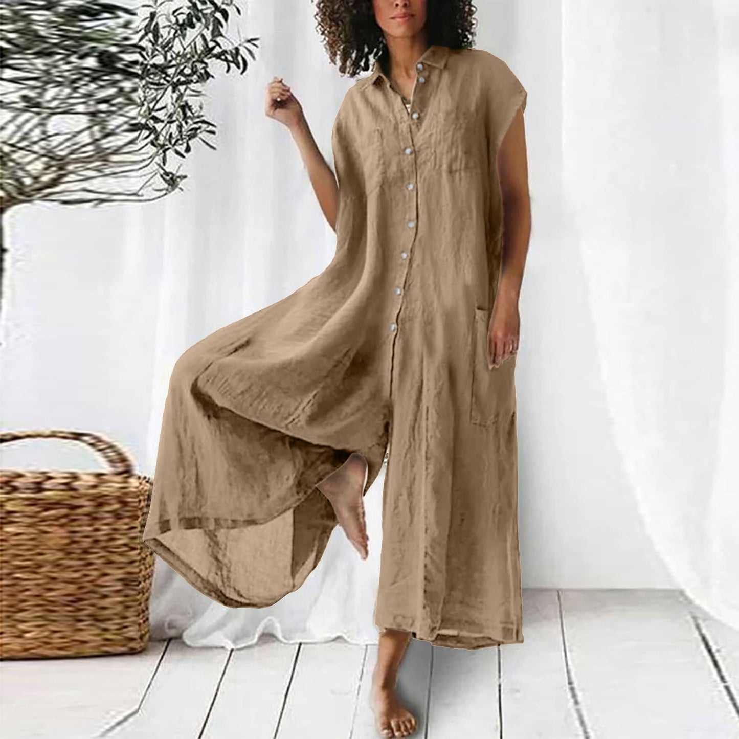 Stilla | Rousse Komfortabel Jumpsuit Til Sommer