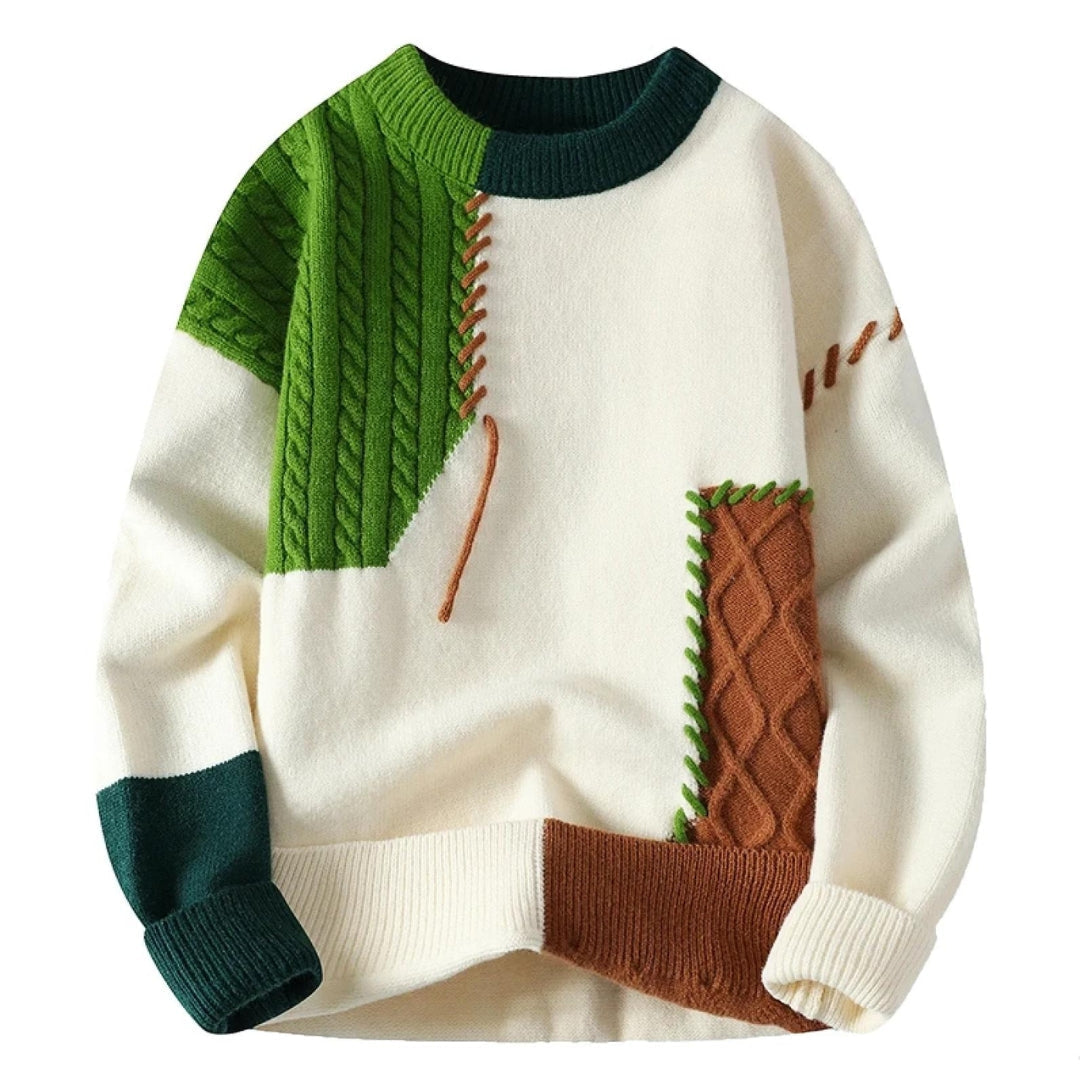 Stilla | Hyggelig Patchwork-Trøje