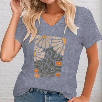 Stilla | Vinterns Blomster Illustration T-Shirt