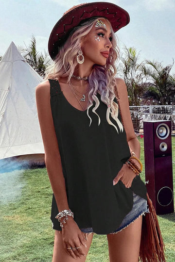 Stilla | Ærmeløs Boho Top