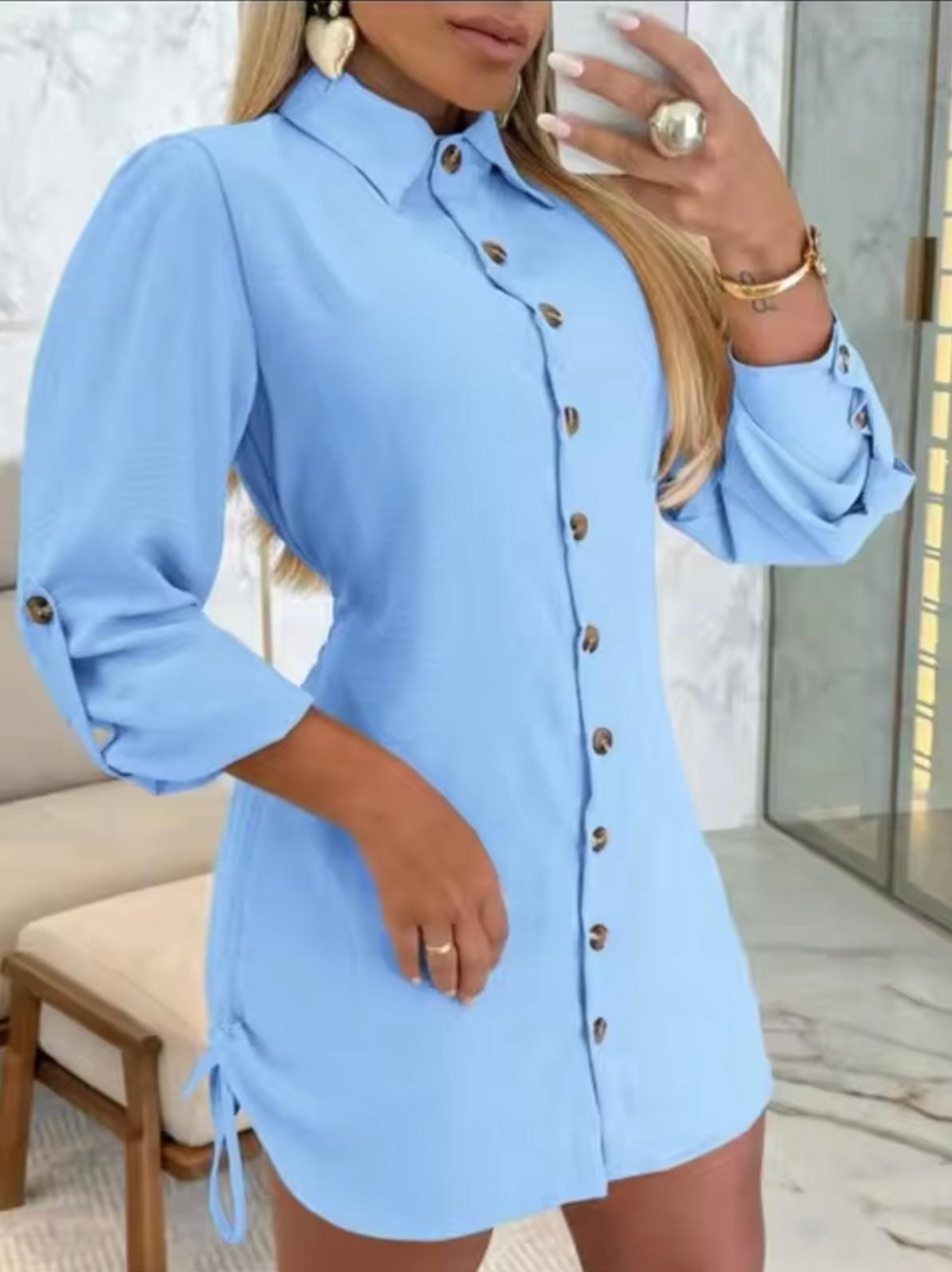 Stilla | Elegant Skjortekjole