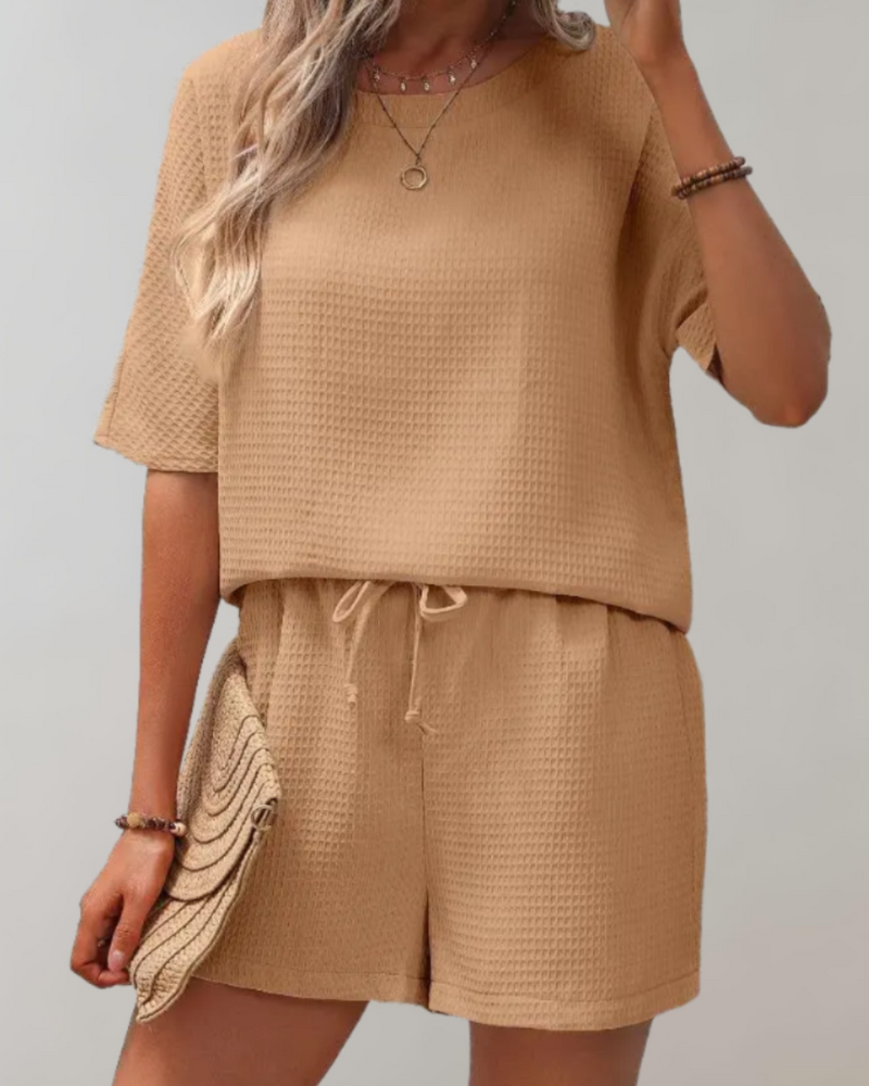 Stilla | Sæt Skjorte Og Shorts Casual