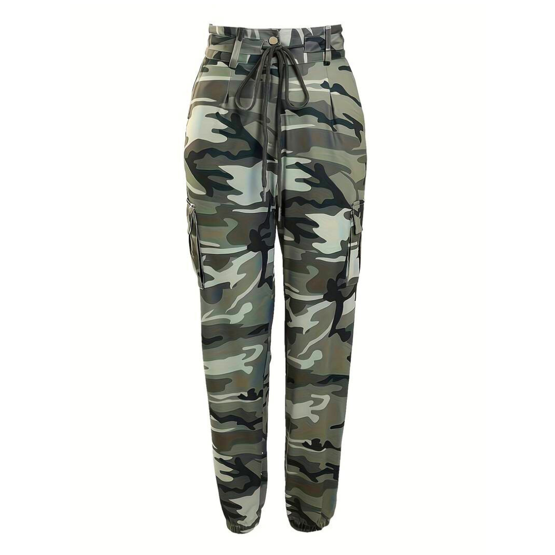 Stilla | Dame Camouflage Bukser