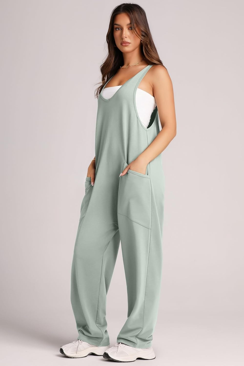 Stilla | Strop Jumpsuit Med Lommer