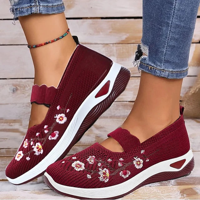 Stilla | Åndbar Slip on Ortopædiske Gang Sneakers