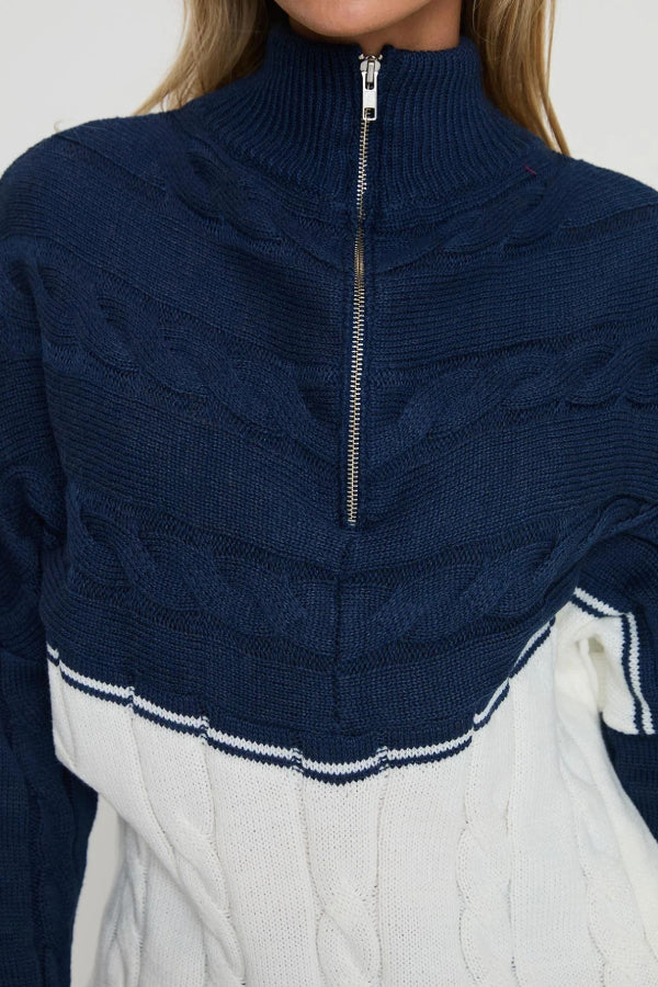 Stilla | Fjerdedel lynlås pullover San Seb