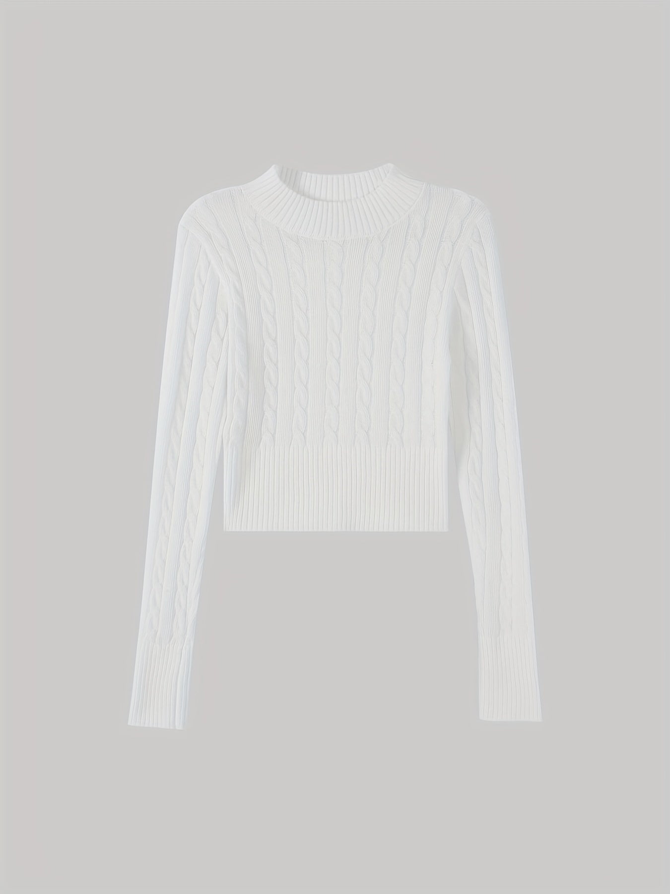 Stilla | Kort sweater og slim med tvistet tryk