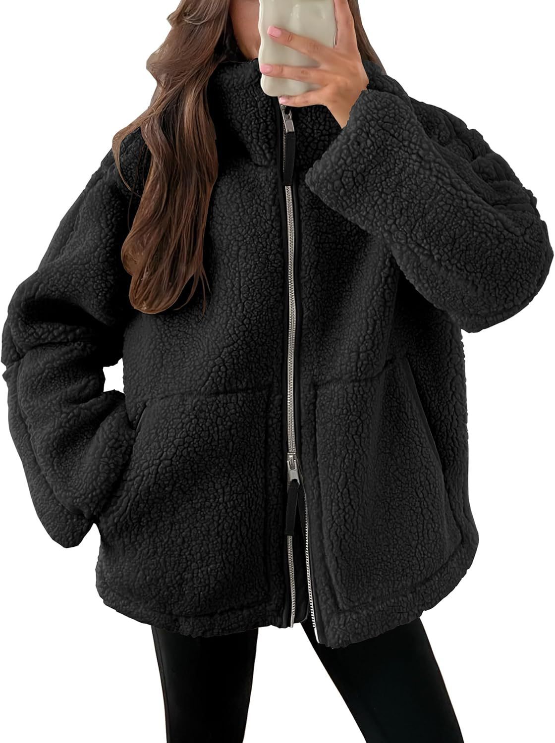 Stilla | Cosy Zip up Teddy Fleece Jakke Trøje