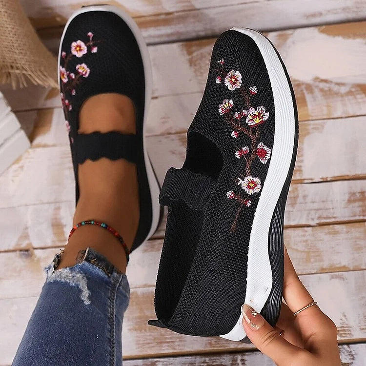 Stilla | Åndbar Slip on Ortopædiske Gang Sneakers