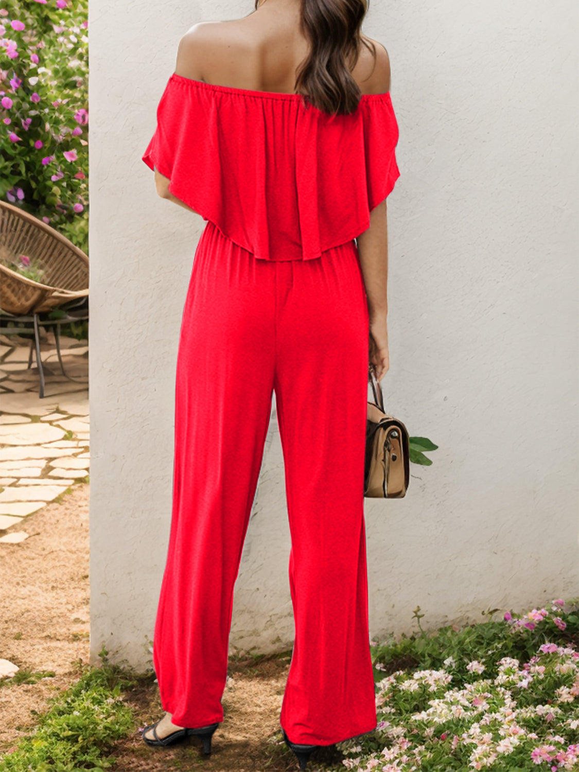 Stilla | Skulder Bred Ben Jumpsuit