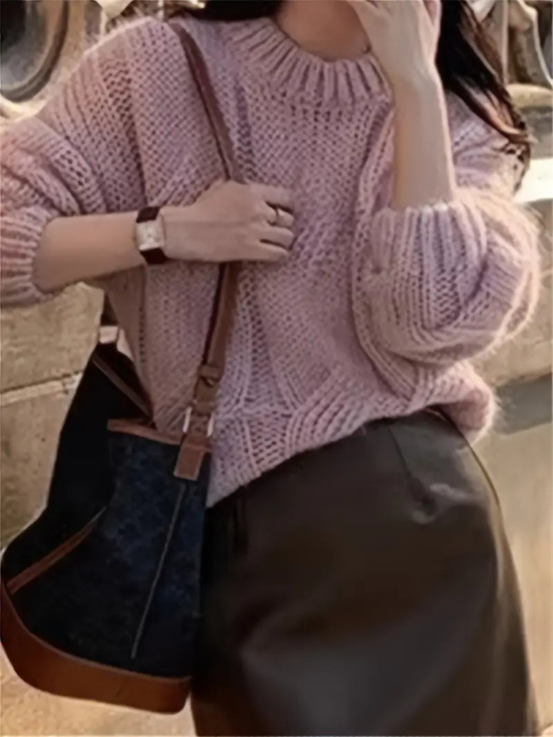 Stilla | Pullover Af Tykt Strik