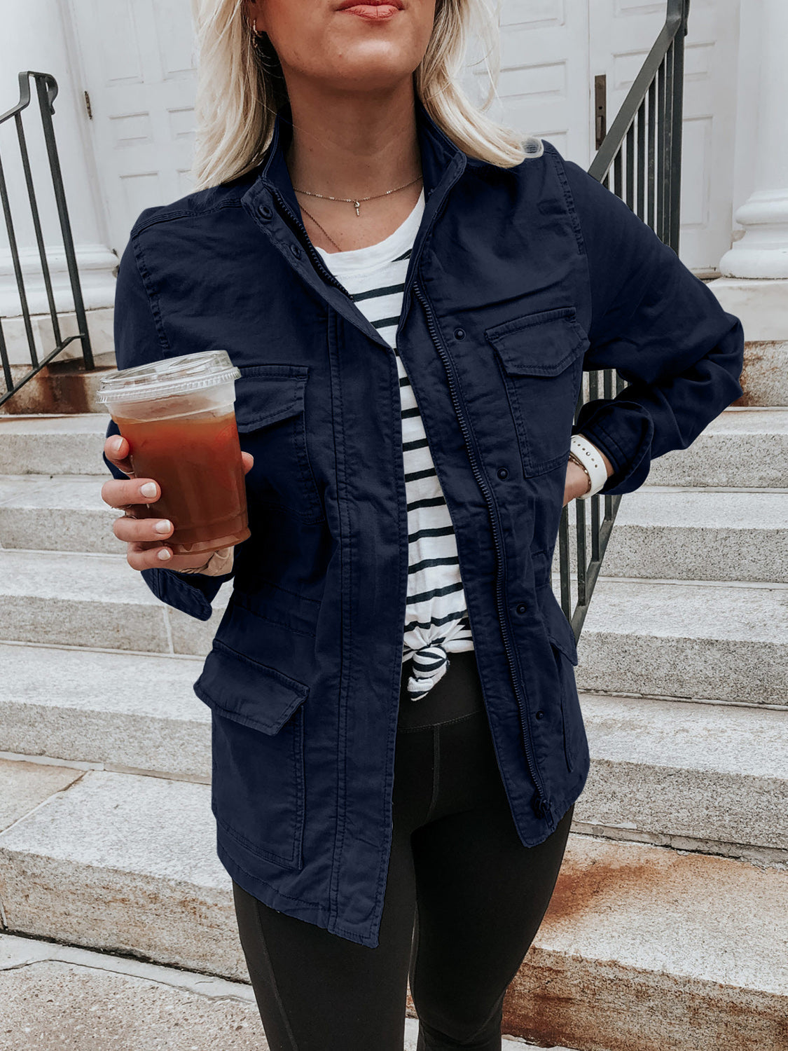 Stilla | Langærmet Zip Up Jakke