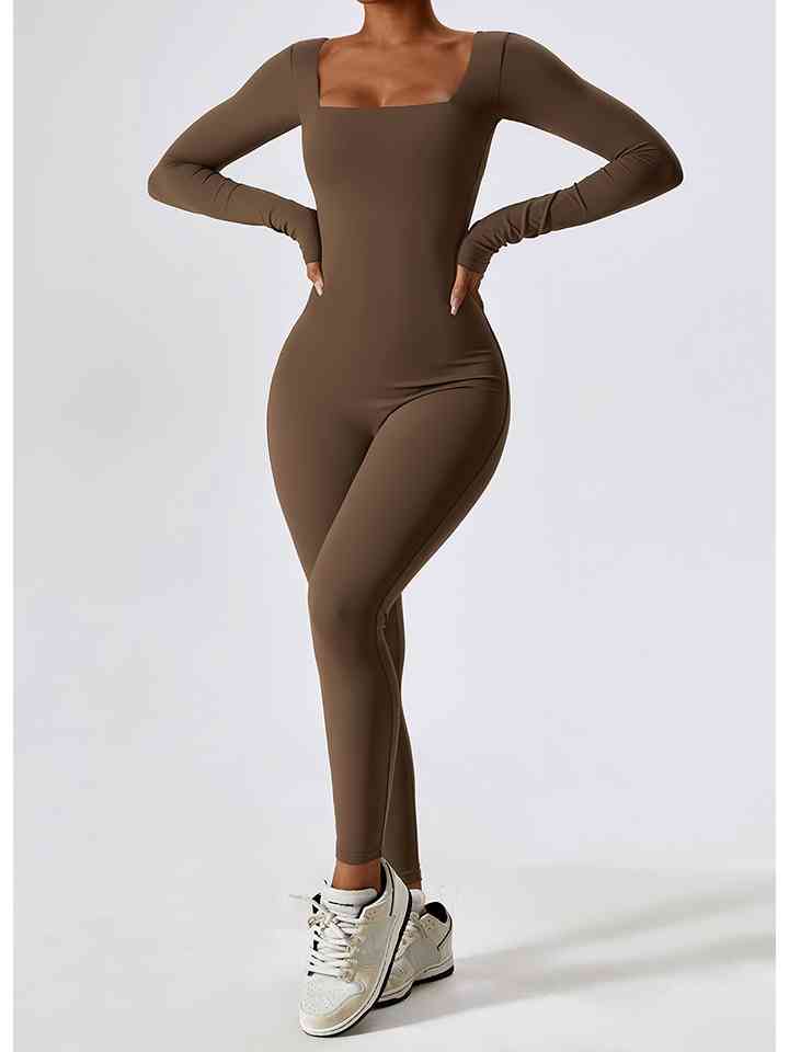 Stilla | Hals Lange Ærmer Sports Jumpsuit