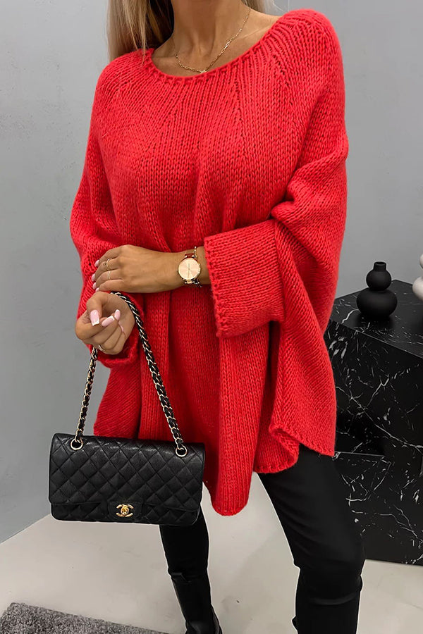 Stilla | Komfortabel Strikket Poncho