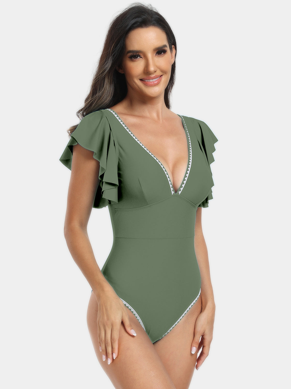 Stilla | Cap Sleeve Én-delet Badetøj