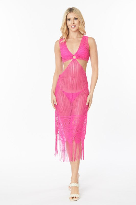 Stilla | Hæklet Med Glimmer Bund Mid Cutout Cov