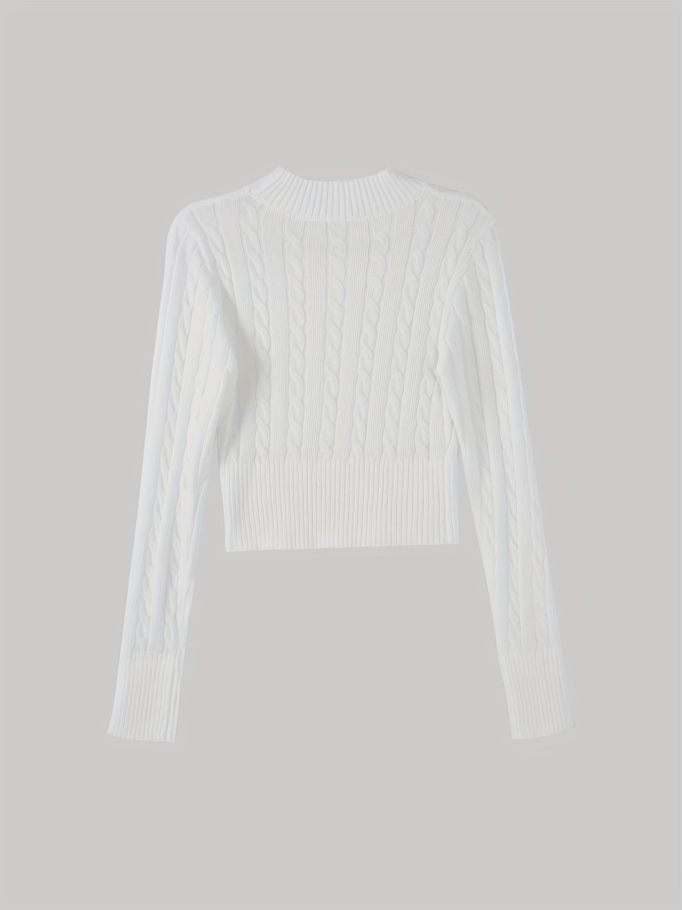 Stilla | Kort sweater og slim med tvistet tryk