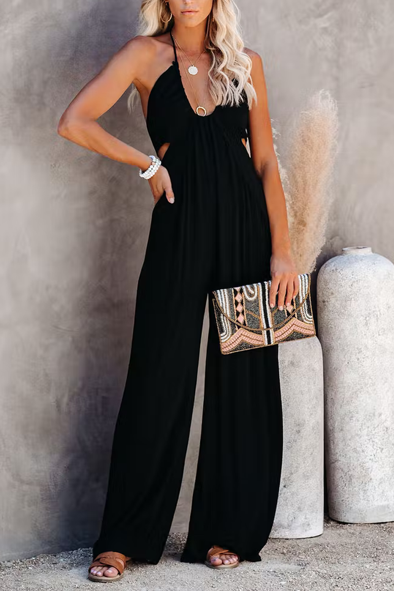 Stilla | Top Influencer Halter Etykke Jumpsuit