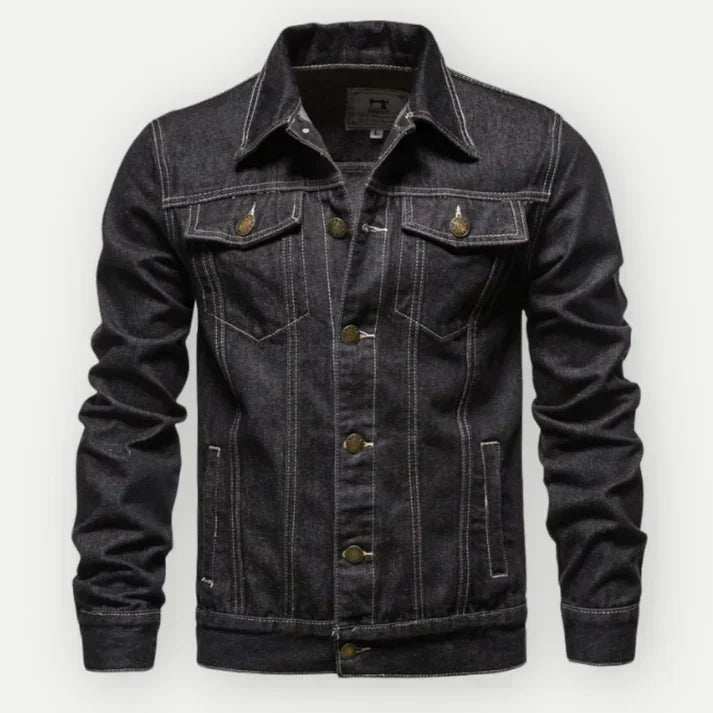 Stilla | Stilfuld Denim Trucker Jakke