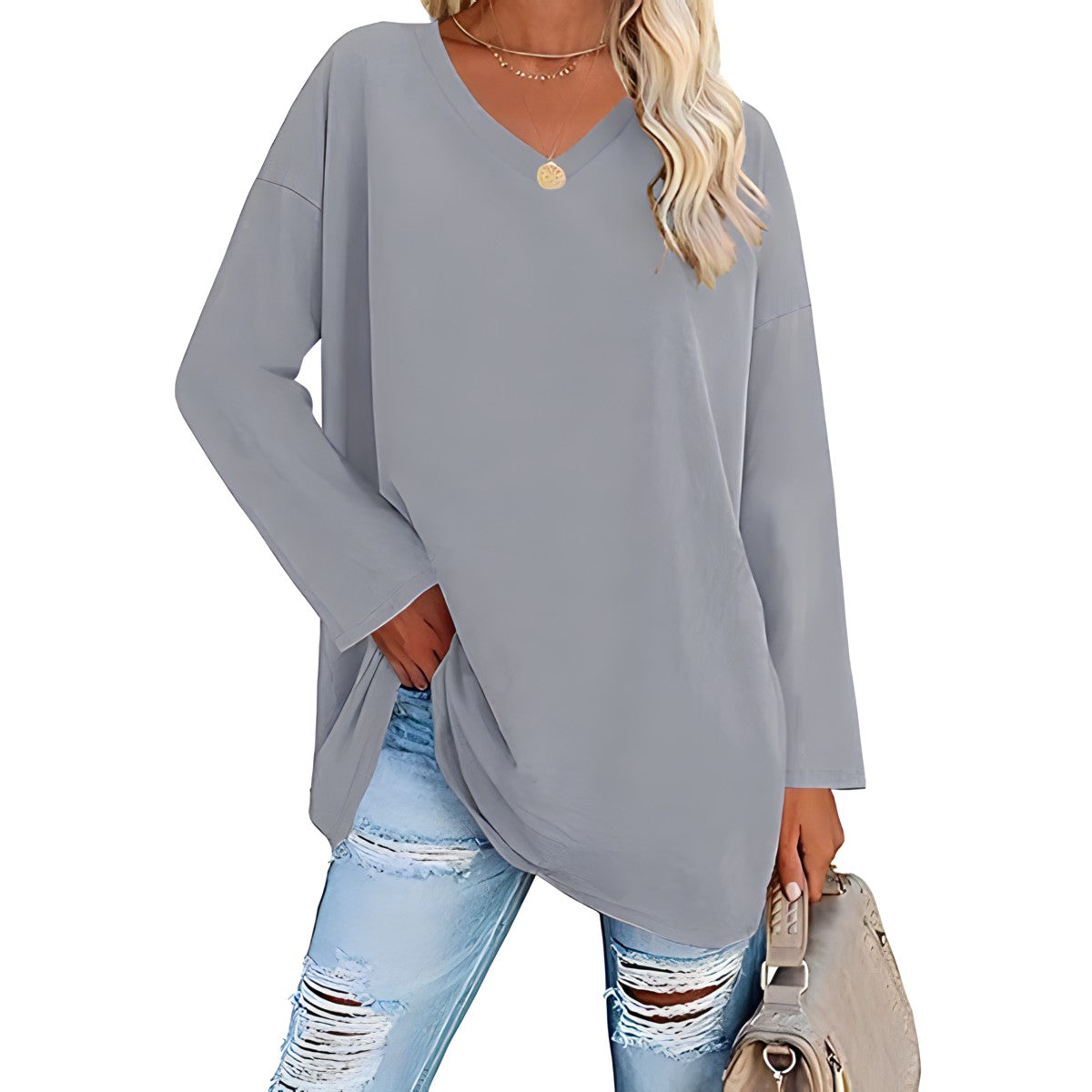Stilla | Afslappet V-hals Sweater