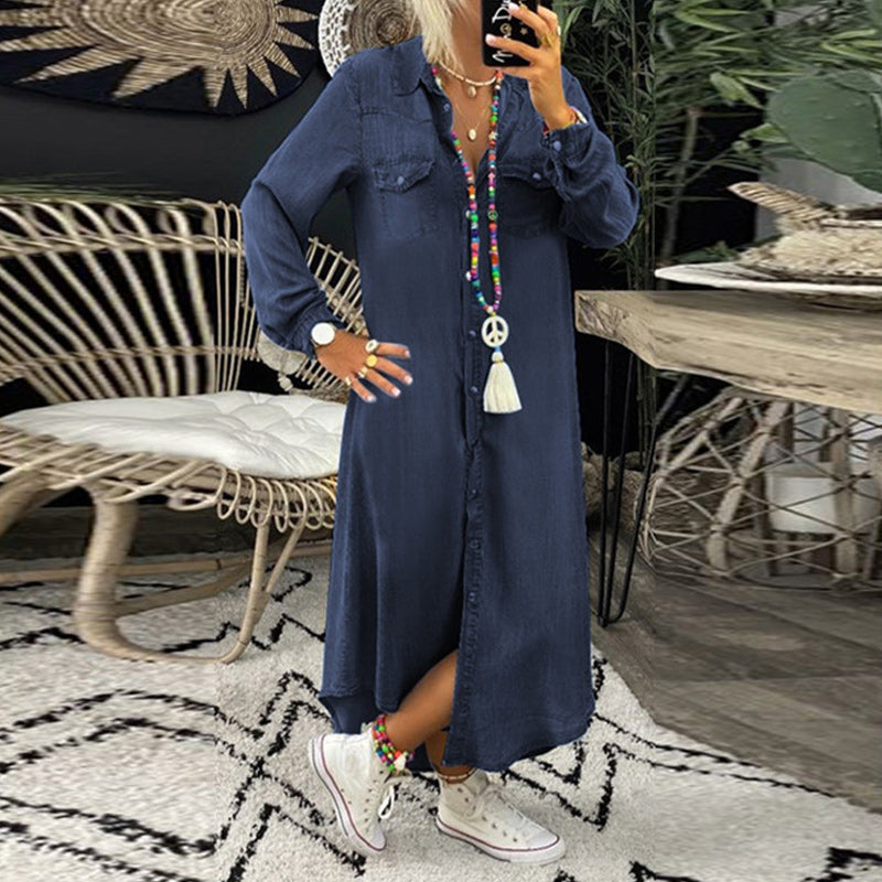 Stilla | Behagelig Denim Kjole