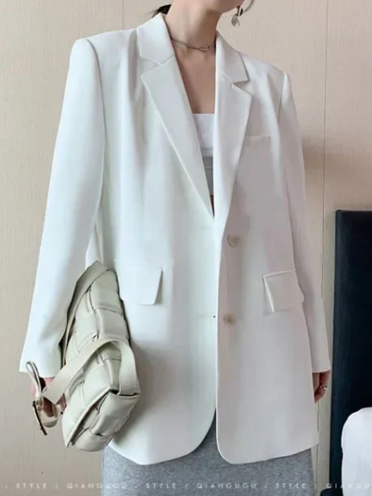 Stilla | Slim Fit Lang Blazer til Kvinder