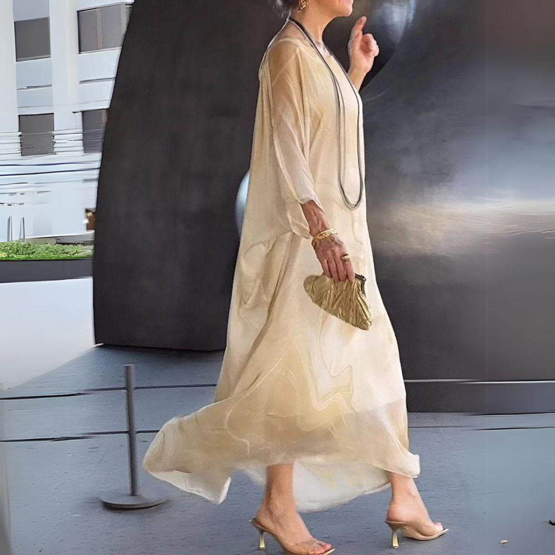 Stilla | Elegant Kjole Af Silke Musselin