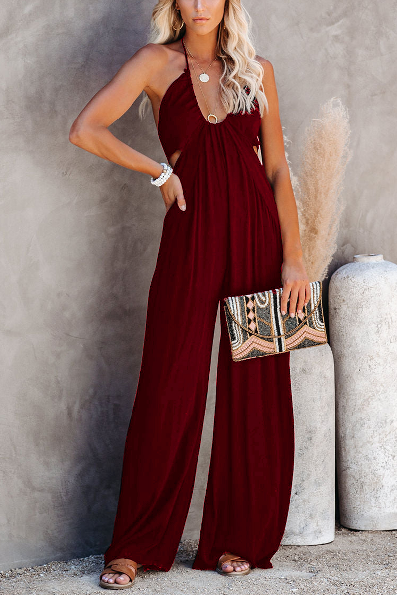 Stilla | Top Influencer Halter Etykke Jumpsuit