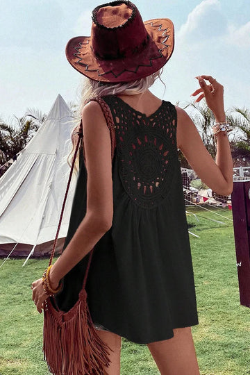 Stilla | Ærmeløs Boho Top
