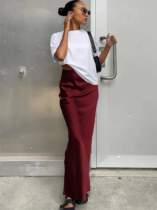 Stilla | Elegant Satin Nederdele