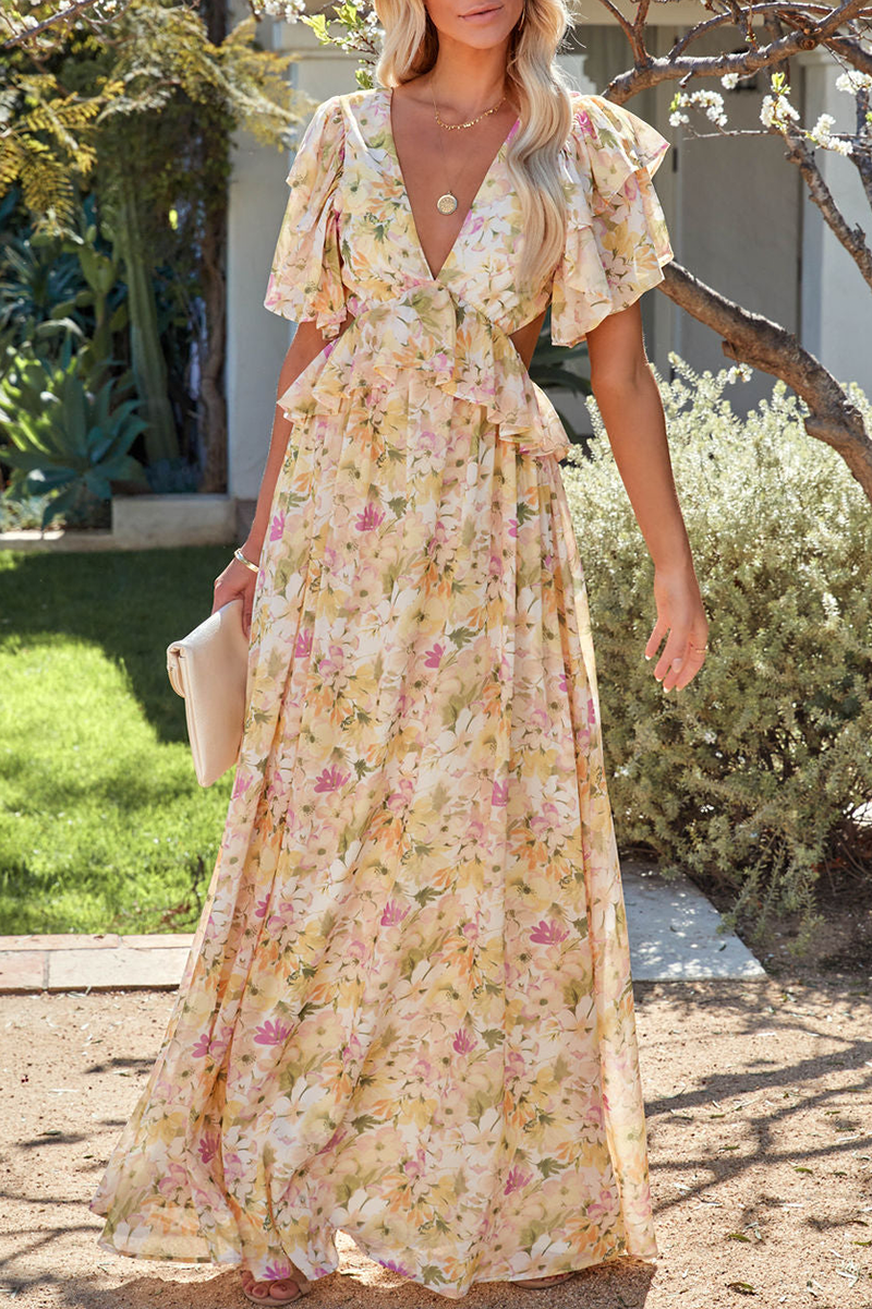 Stilla | Sweet Southern Kiss Tie Back Swing Kjole