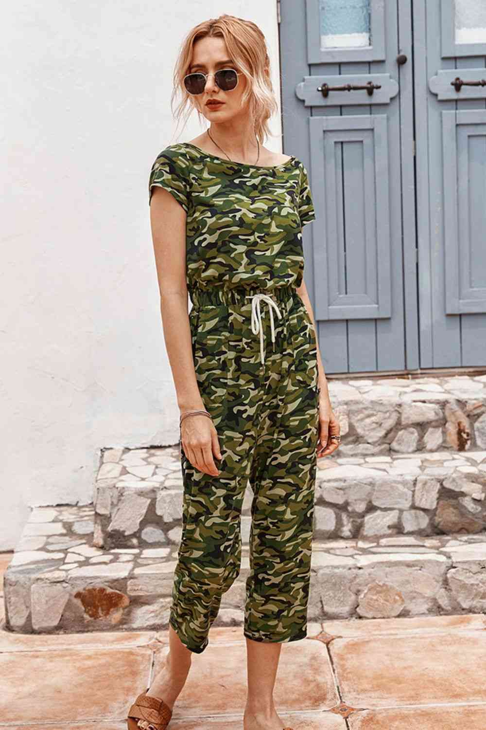 Stilla | Snoretræk Crop Leg Jumpsuit