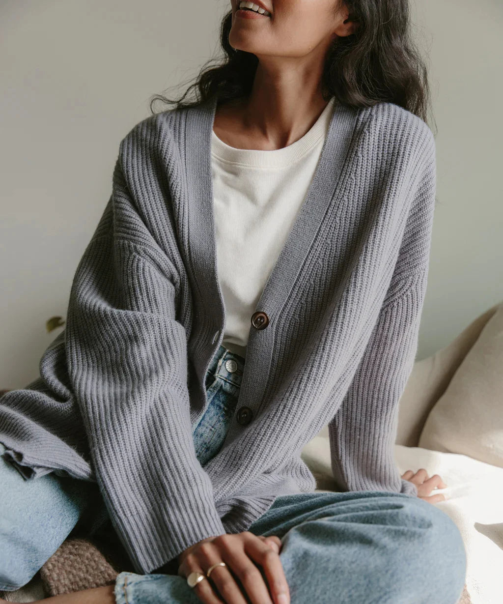 Stilla | Komfort Og Elegance Lang Cardigan