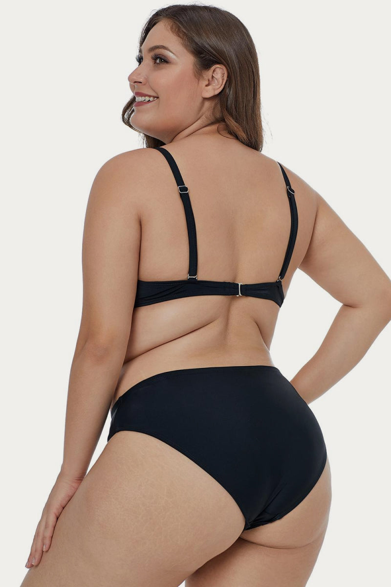 Stilla | Print Plus Size Bikini Sæt