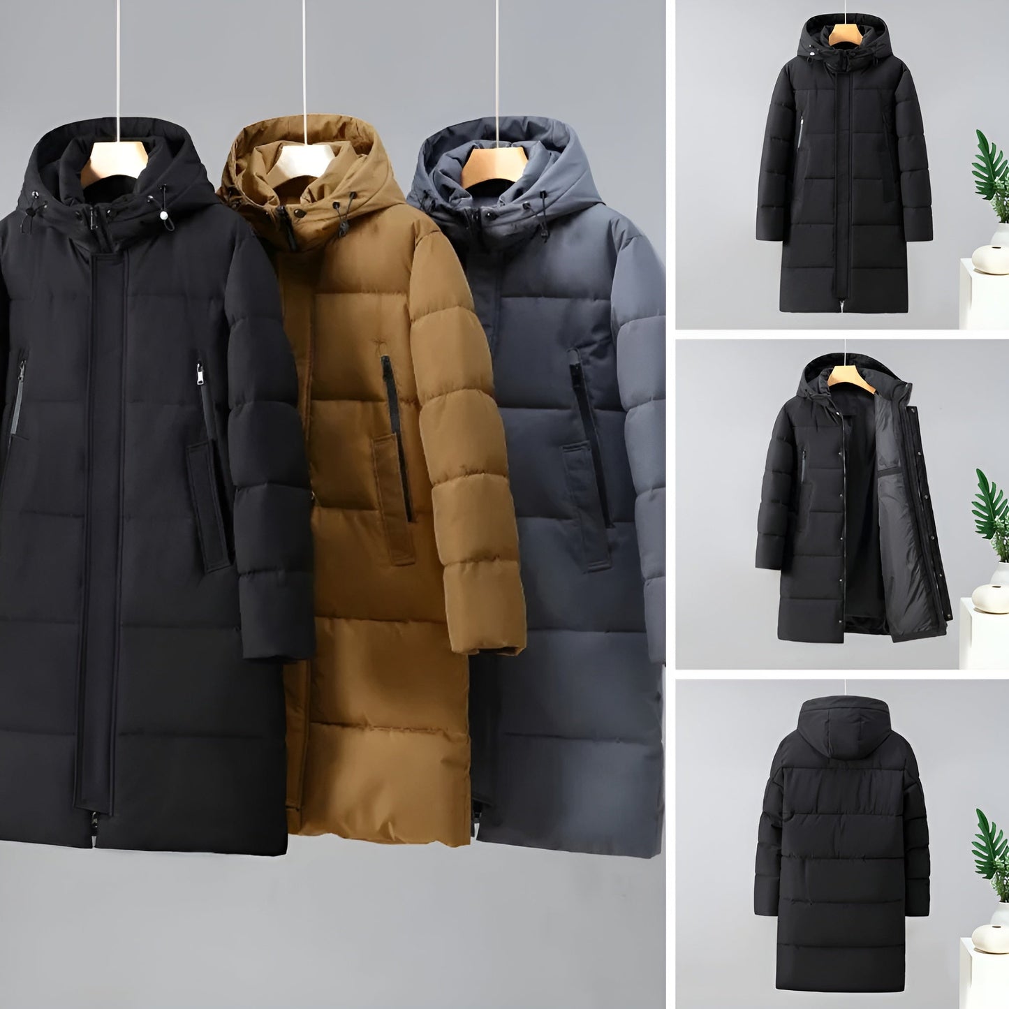 Stilla | Polstret Lang Parka
