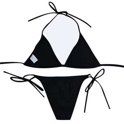 Femme Triangle String Bikini Sæt Stilla