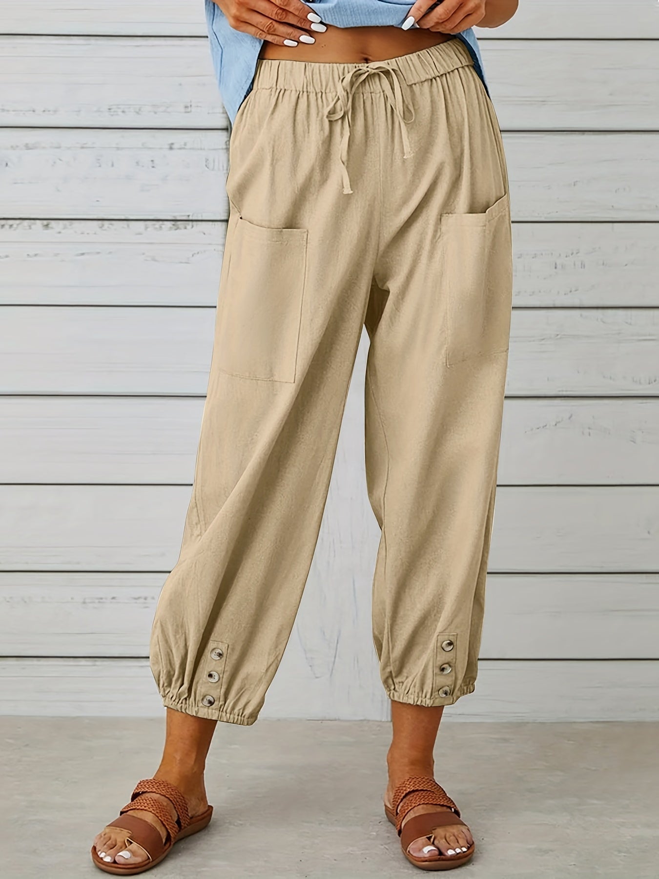 Stilla | Patched Crop Bukser Til Kvinder