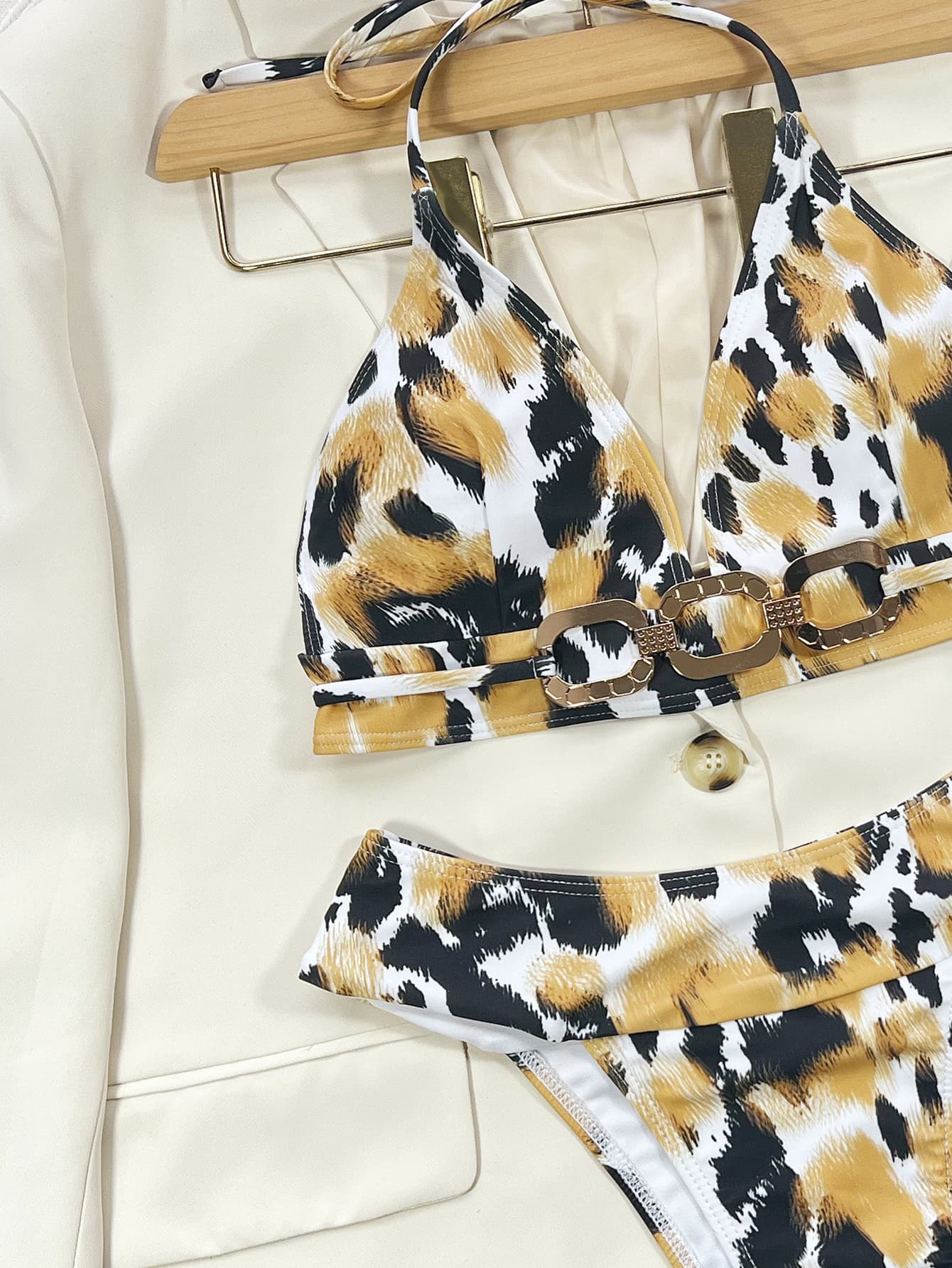 Stilla | Print Halterneck Bikini Sæt