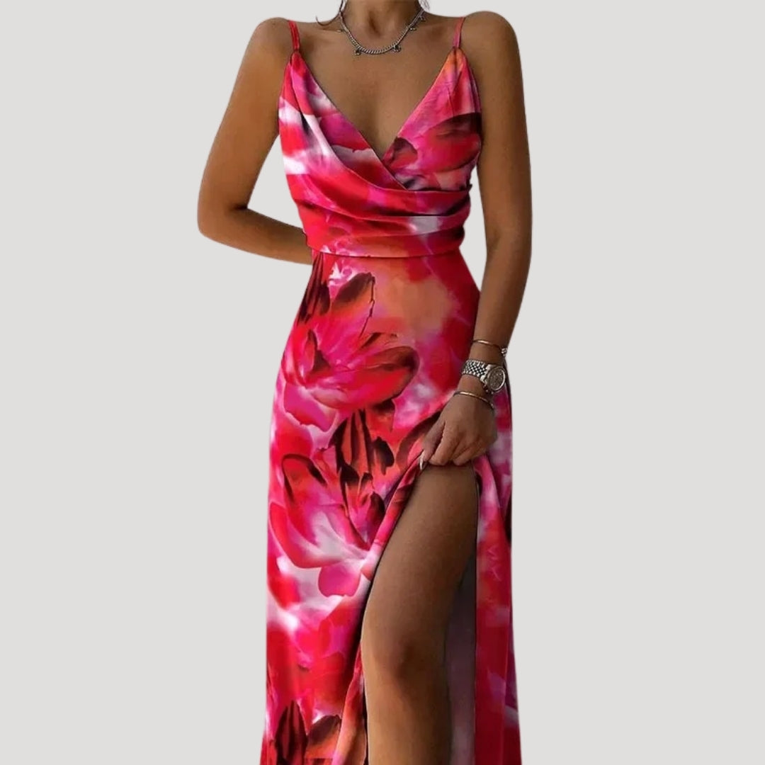 Stilla | Kvinders Blomsterprint Sommer Maxi Kjole