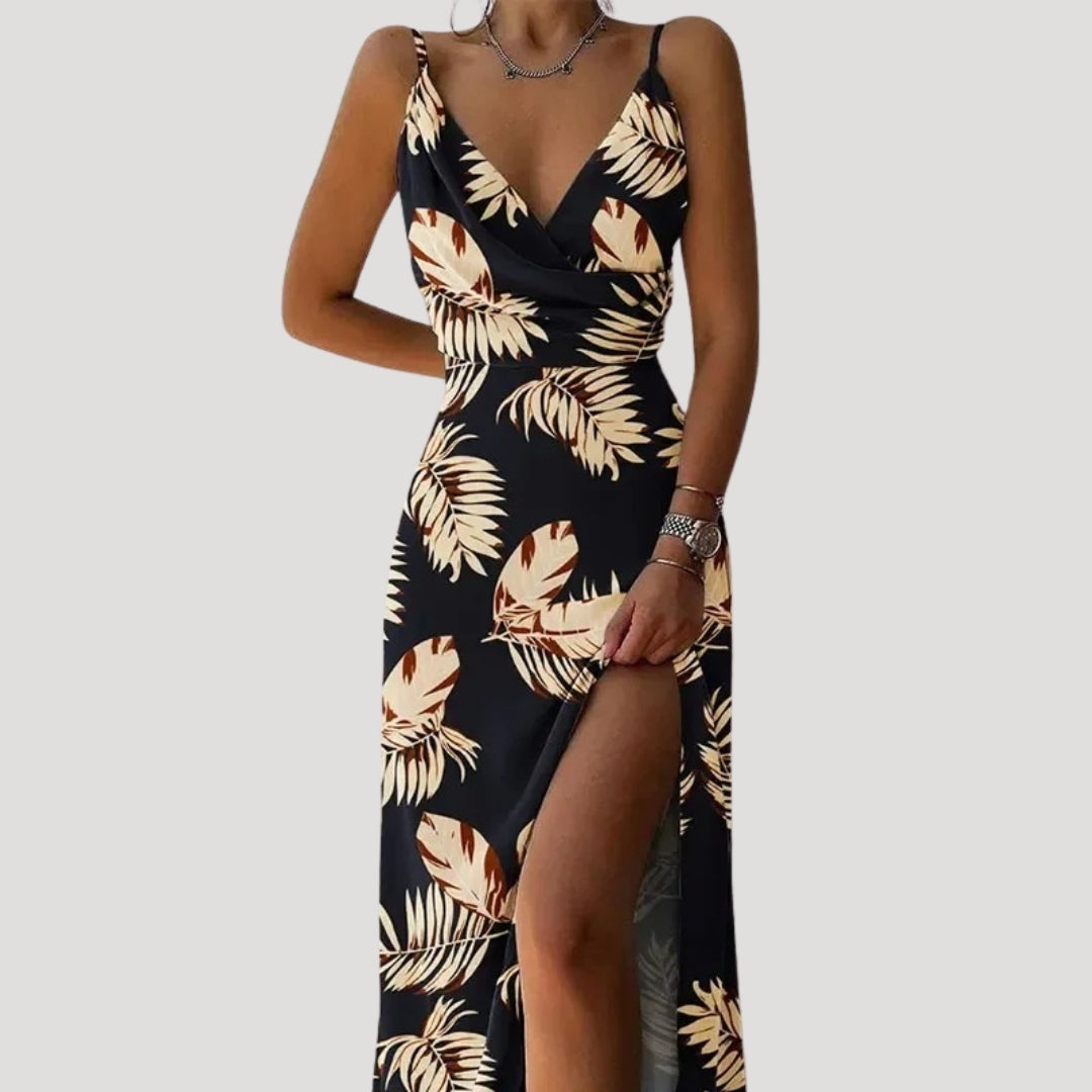 Stilla | Kvinders Blomsterprint Sommer Maxi Kjole