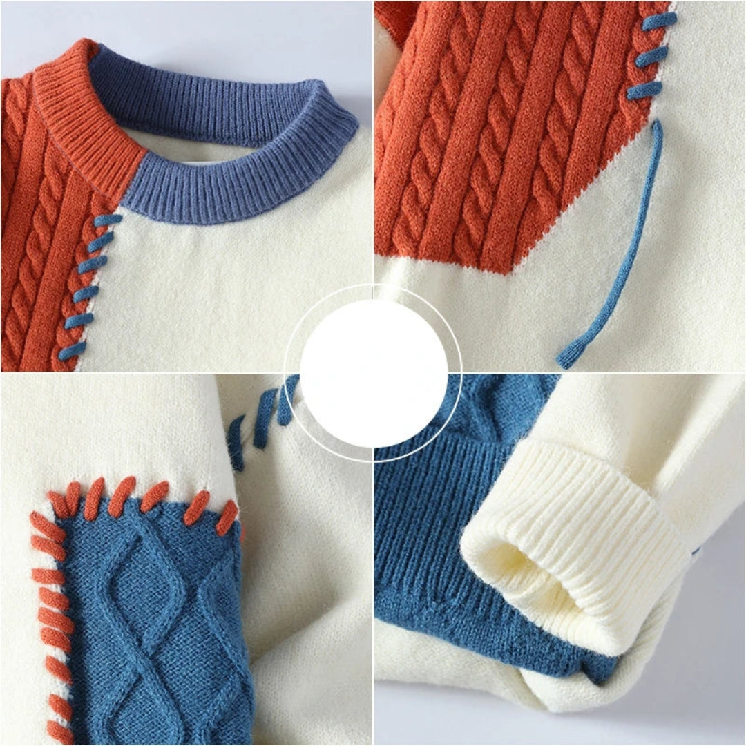 Stilla | Hyggelig Patchwork-Trøje